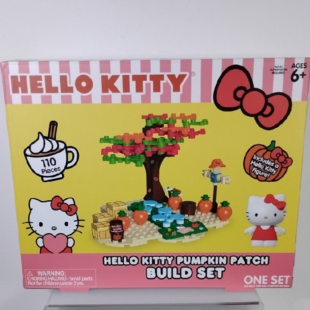 Hello Kitty Pumpkin Patch Building Set 110 Pieces